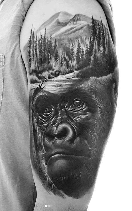 100 Unique Gorilla Tattoos You’ll Need to See